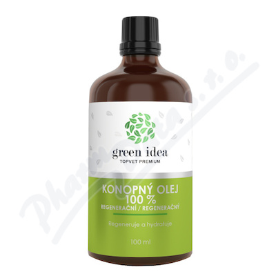 Green idea Regenerační konopný olej 100ml