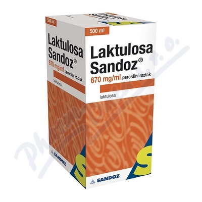 Laktulosa Sandoz 670mg/ml por.sol.1x500ml/335g IIA