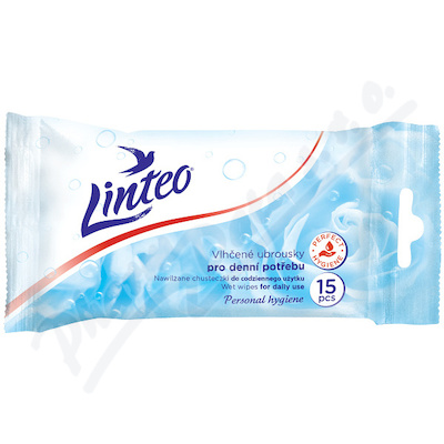 LINTEO Vlhčené ubrousky pro denní potřebu 15ks