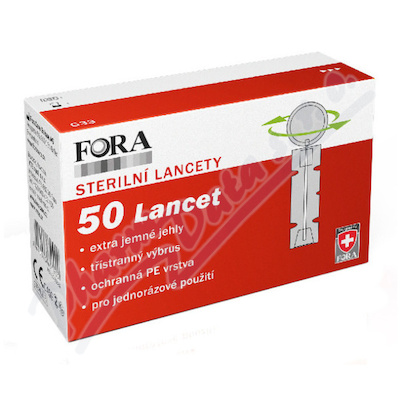 FORA Lancety ke glukometru 50ks