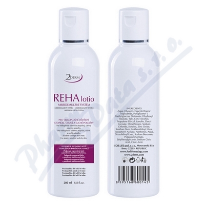 2DERM REHA lotio 200ml