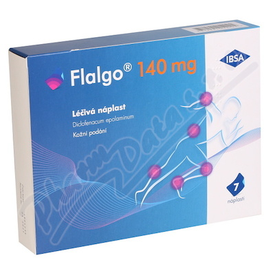Flalgo 140 mg emp.med. 7 (7x1) léčivá náplast