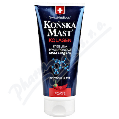 Swissmedicus Koňská mast kolagen forte hřej.200ml