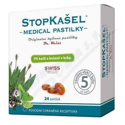 STOPKAŠEL Medical pastilky Dr. Weiss 24 pastilek