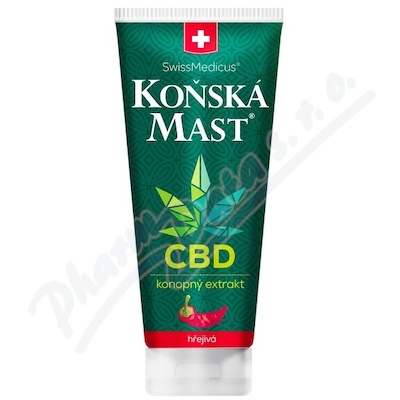 Herbamedicus Koňská mast s CBD hřejivá 200ml