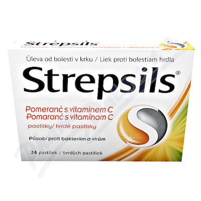 Strepsils Pomeranč s vitaminem C pas.24