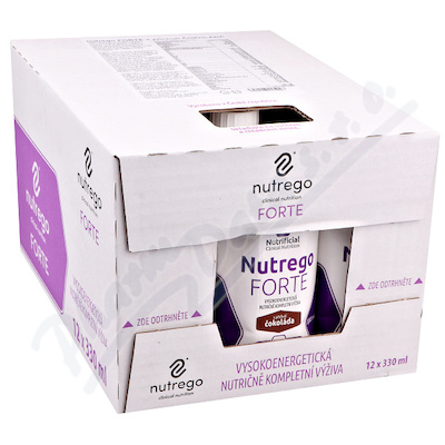 nutrego FORTE čokoláda por.sol.12x330ml