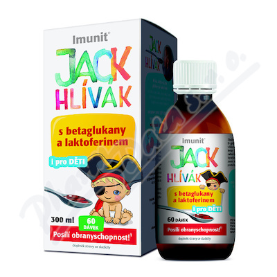 Hlíva JACK HLÍVÁK sirup 300ml glukany + laktoferin