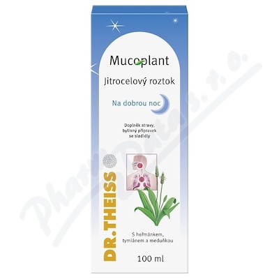 Mucoplant Jitrocelový roztok Na dobrou noc 100ml