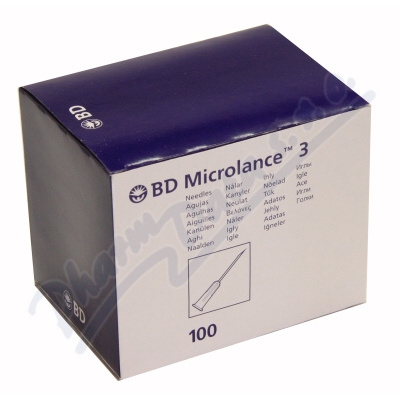 BD Microlance Inj. jehla 25G 0.50x25 oranž.100ks