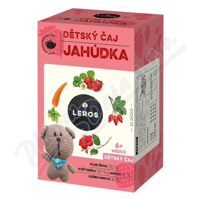 LEROS Dětský čaj Jahůdka 6m 20x2g
