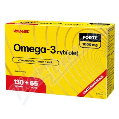 Walmark Omega 3 Forte 1000mg tob.130+65 Promo 2025