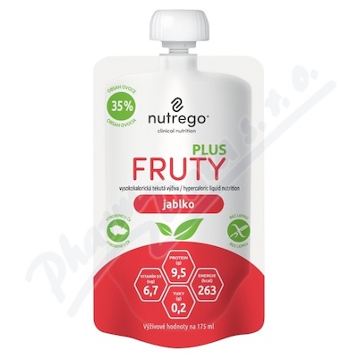 nutrego FRUTY PLUS jablko por.sol.4x175ml