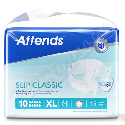 Kalhotky absorpční Attends Slip Classic 10 XL 15ks