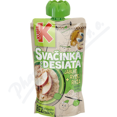 KUBÍK Svačinka jablko-rýže-skořice 100g