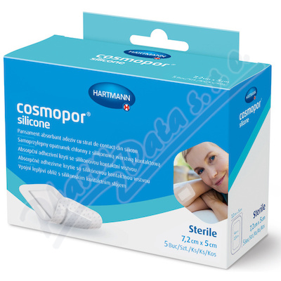 Hartmann Cosmopor Silicone 7.2x5cm 5ks