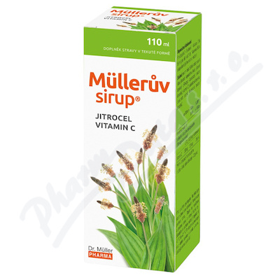 Müllerův sirup s jitrocelem a vitaminem C 110ml