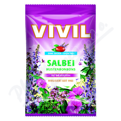 Vivil Šalvěj+14 druhů bylin bez cukru 120g