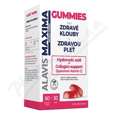 ALAVIS MAXIMA GUMMIES žvýk.tbl.60 + cps.30 vit. C