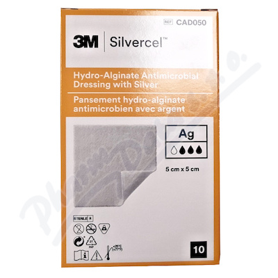 Silvercel Hydroalginate krytí 5x5cm 10ks