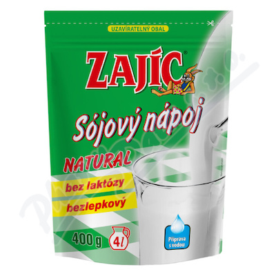 Sójový nápoj Zajíc Natural sáček 400g DOYPACK