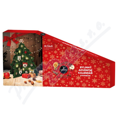 LEROS Bylinný adventní kalendář stromeček 24sáčků