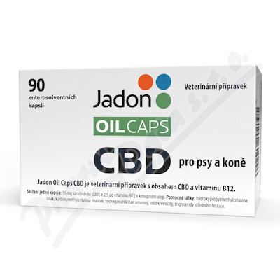 Jadon CBD pro psy a koně oil cps.90
