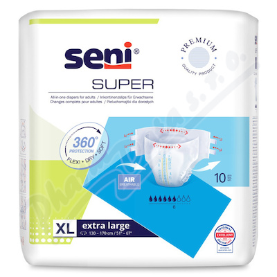 Seni Super inkon.plenkové kalhotky XL 10ks