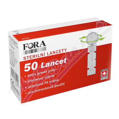 FORA Lancety ke glukometru TD-5084 50ks