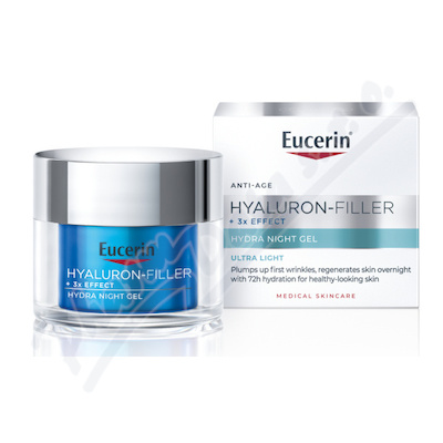 Eucerin HYALURON-FILLER+3xEFFECT noční gel 50ml