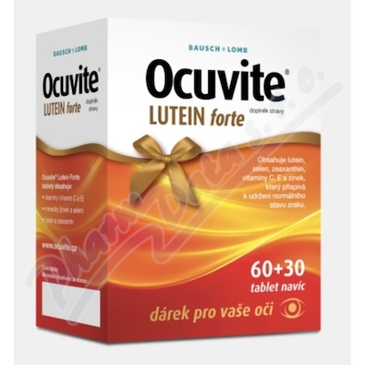 Ocuvite LUTEIN forte tbl.60+30 DAREK Bausch+Lomb