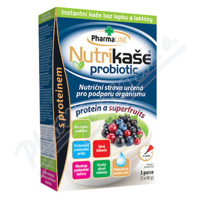 Nutrikaše probiotic protein a superfruits 3x60g