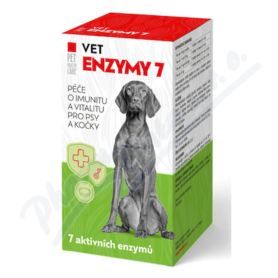 PET HEALTH CARE Vet Enzymy 7 psy&kočky tbl.100