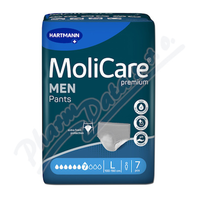 Hartmann MoliCare Men absorpční kalh.7k L 7ks