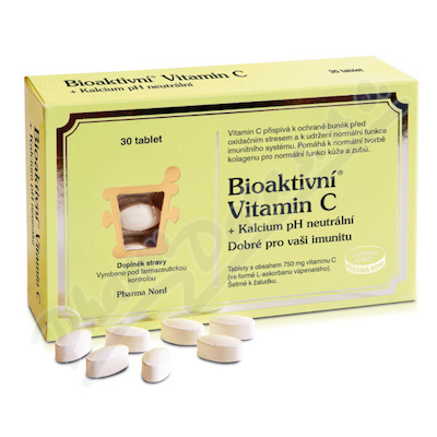 Pharma Nord Bioaktivní Vit.C+Kalc.pH neut.tbl.30