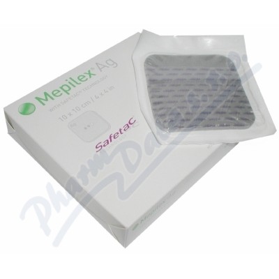 Mepilex Ag pěnové krytí 10x10cm 5ks
