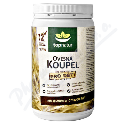 Ovesná koupel pro děti dóza 350g TOPNATUR