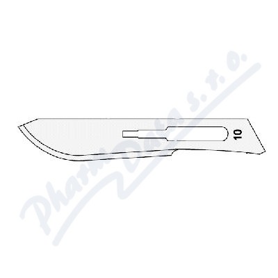 Čepelka skalp.SURGEON č.10 sterilní 1ks