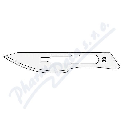Čepelka skalp.SURGEON č.23 sterilní 1ks