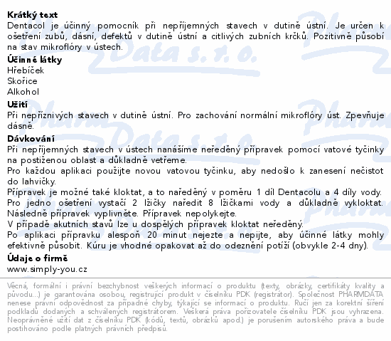 Dentacol 20 ml