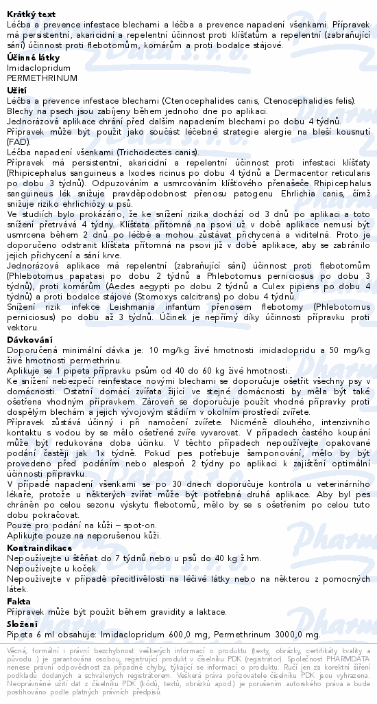 Advantix pro psy 40-60kg spot-on 4x6ml