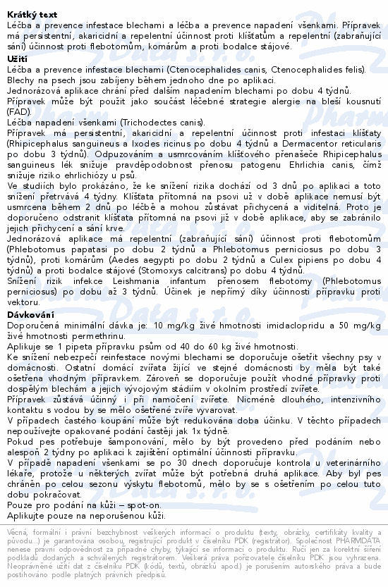 Advantix pro psy 40-60kg spot-on 1x6ml