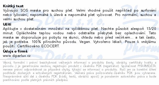 NOVEXPERT OM Ultra-Nourishing SOS Mask 50ml