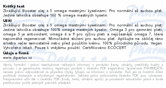 NOVEXPERT OM Beauty Oil Booster 5 Omega 30ml