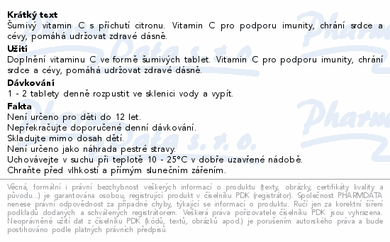 GS Extra C 500mg citron eff.tbl.20+5