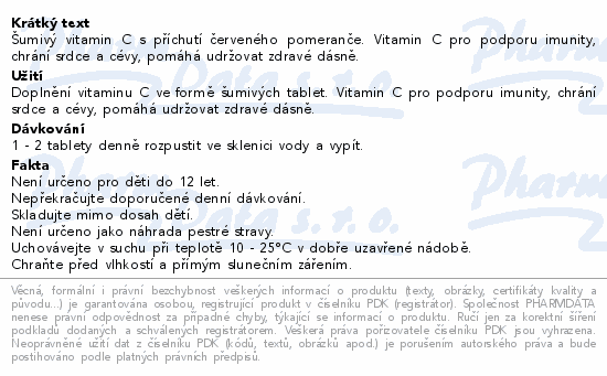 GS Extra C 500mg červený pomeranč eff.tbl.20+5