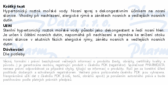TONIMER lab Hypertonický sprej 600mOsm/kg 125ml