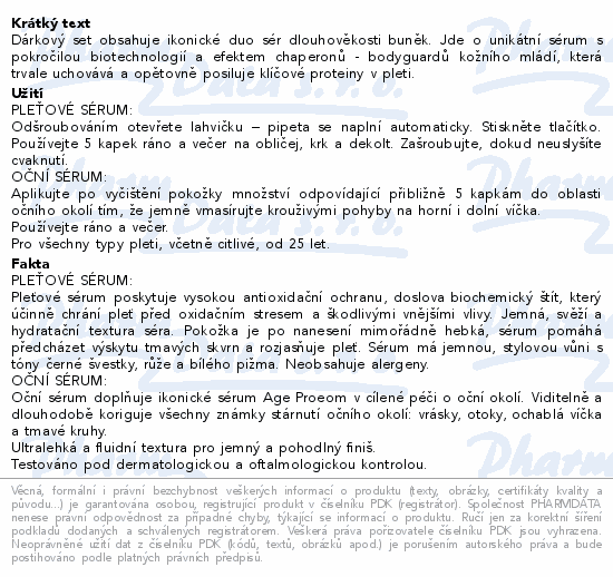 ESTHEDERM Age Proteom kosmetický set