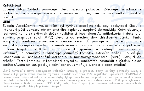 Eucerin AtopiControl Vánoce 2025