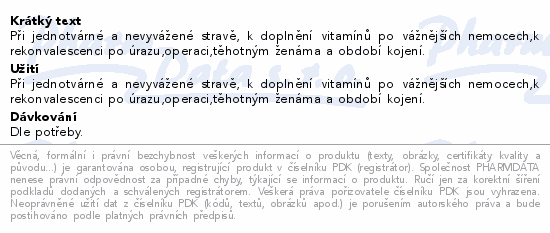 HAAS Multivitamín příchuť pomeranč eff.tbl.20